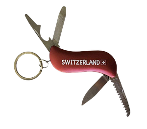 Schlüsselanhänger Messer "Switzerland"