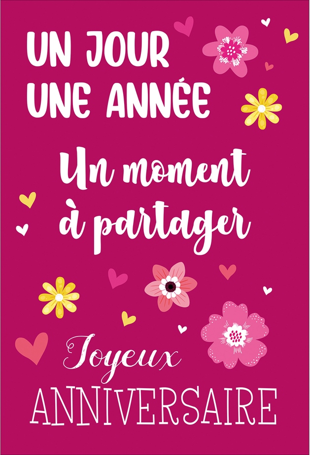 Carte Anniversaire