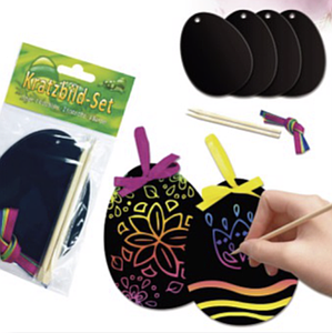 Oeufs à gratter (décoration de Pâques)