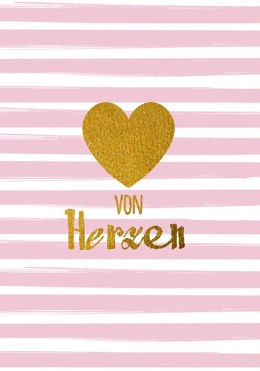 Karte "Von Herzen"