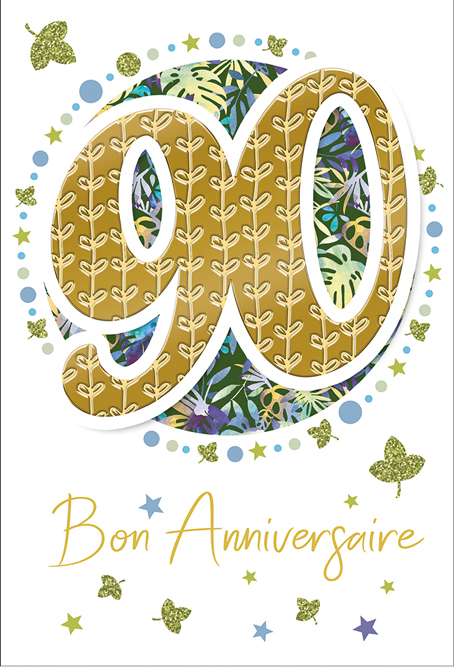 Carte Anniv. 90 ans