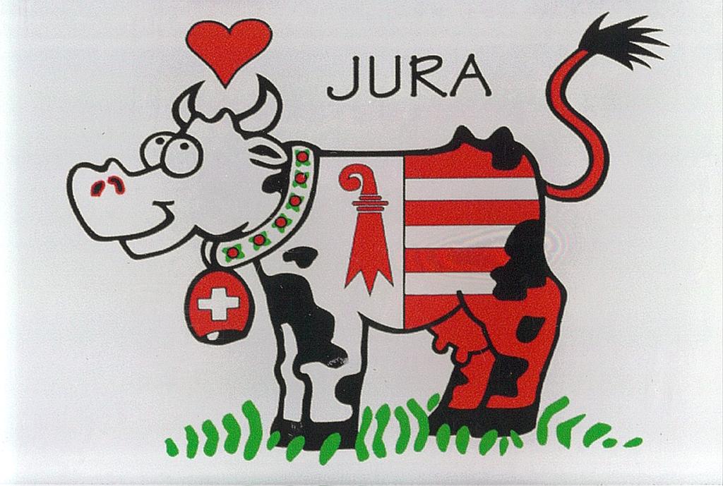 Aimant en plexi vache Jura
