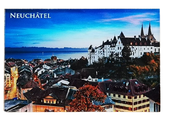 Aimant en plexi Neuchâtel