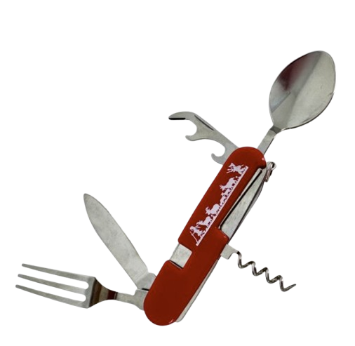 Couteau fourchette 5 en 1 multi outils