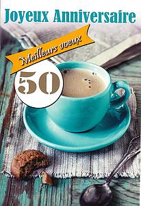 Carte Anniv. 50 ans