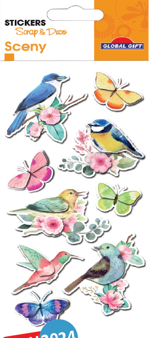 Autocollants luxe oiseaux