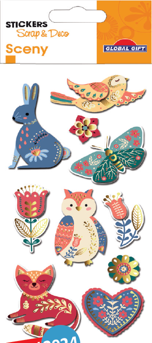 Autocollants luxe animaux