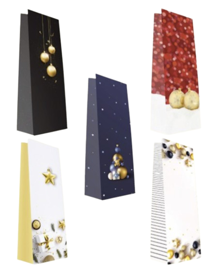 Emballages-bouteille Noël (x10 assortis) Fr. 3.90/pce