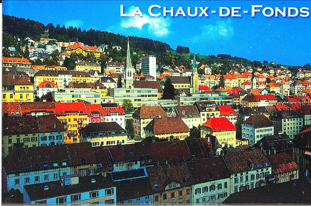 Aimant en plexi La Chaux-de-Fonds