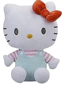 Peluche Hello Kitty vert ~23cm