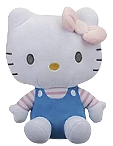 Peluche Hello Kitty bleu ~23cm
