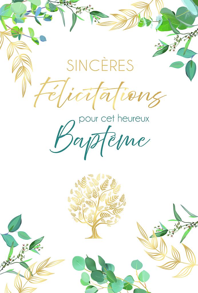 Carte Baptême