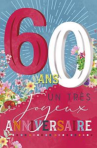 Carte Anniv. 60 ans