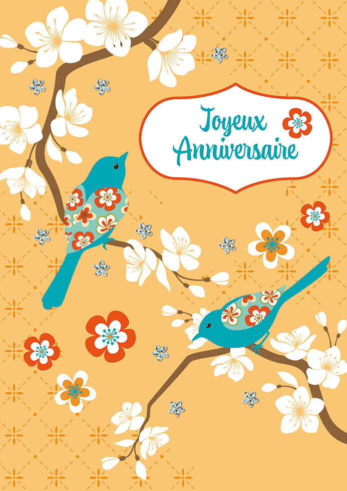 Carte A4 Anniversaire
