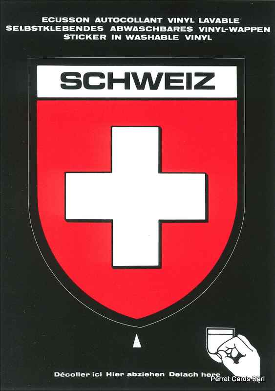 Postcards SK 201 Stickers SCHWEIZ