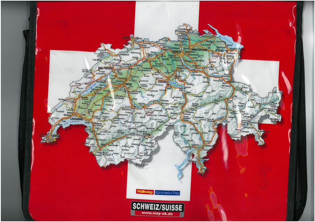 Bag Swiss map HKF
