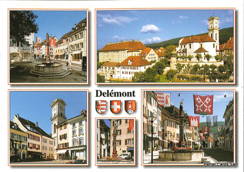 Postcards 21798 Delémont