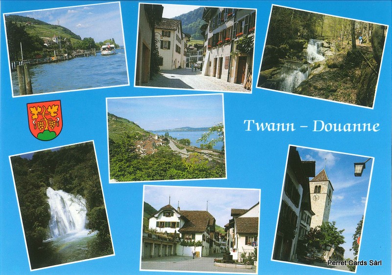 Postcards 20718 Twann - Douanne