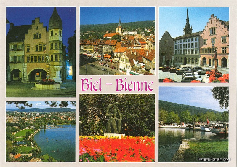 Postcards 20731 Biel-Bienne