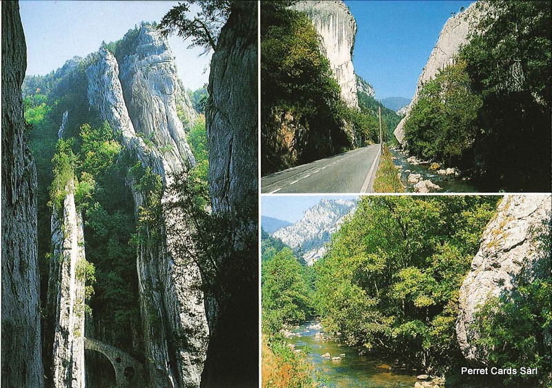 Postcards 19623 Gorges de Moutier