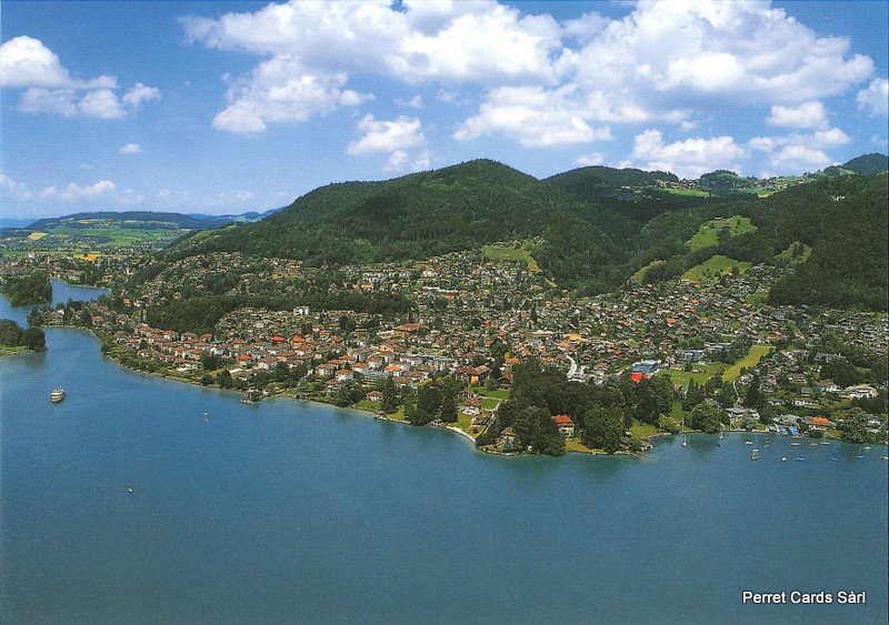 Postcards 24547 Hünibach (lac de Thoune)