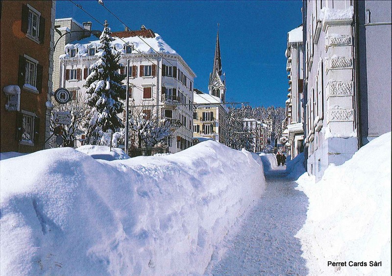 Postcards 22027 w La Chaux-de-Fonds