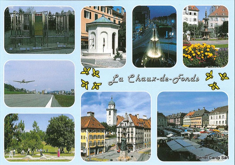 Postcards 22762 La Chaux-de-Fonds