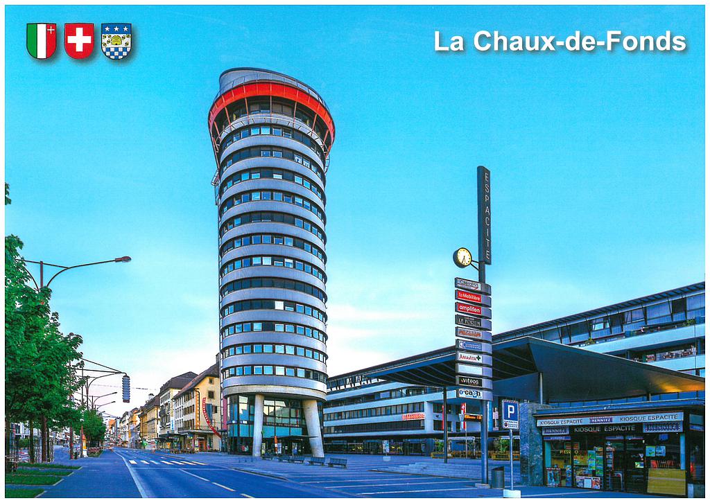 Postcards 28861 La Chaux-de-Fonds, Espacité