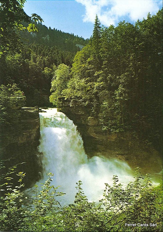 Postcards 20213 Saut-du-Doubs, Frontière franco-Suisse