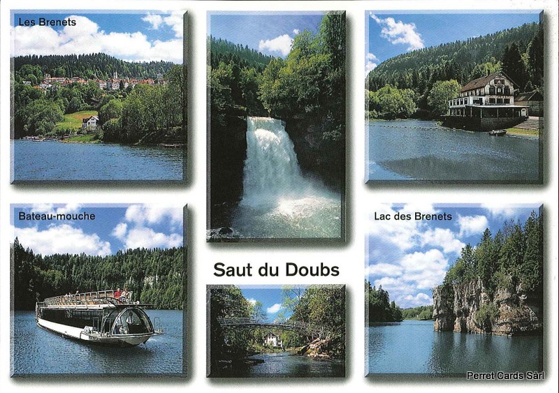 Postcards 23872 Saut du Doubs et Lac des Brenets