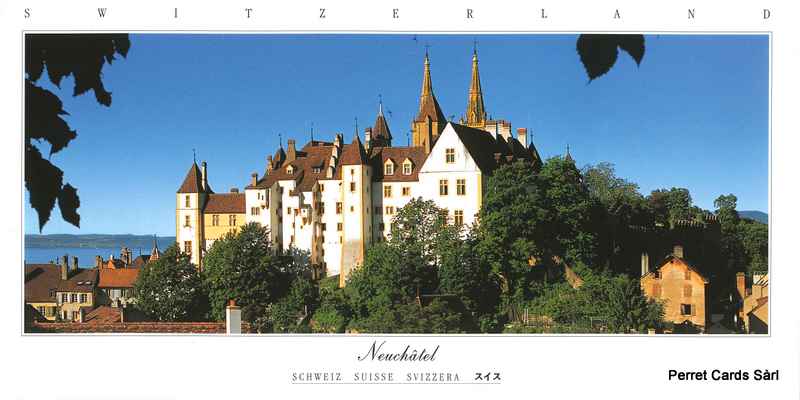 Postcards Pano 45376 Neuchâtel