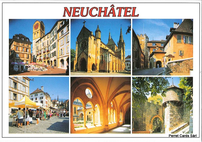 Postcards 17256 Neuchâtel