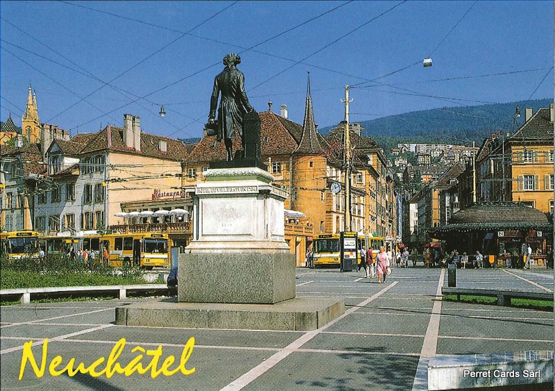 Postcards 20285 Neuchâtel, Place Pury