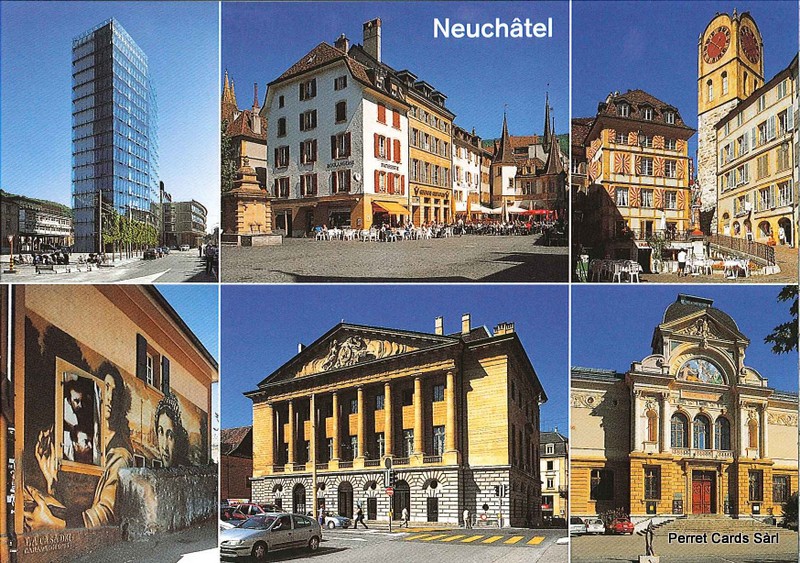 Postcards 23677 Neuchâtel