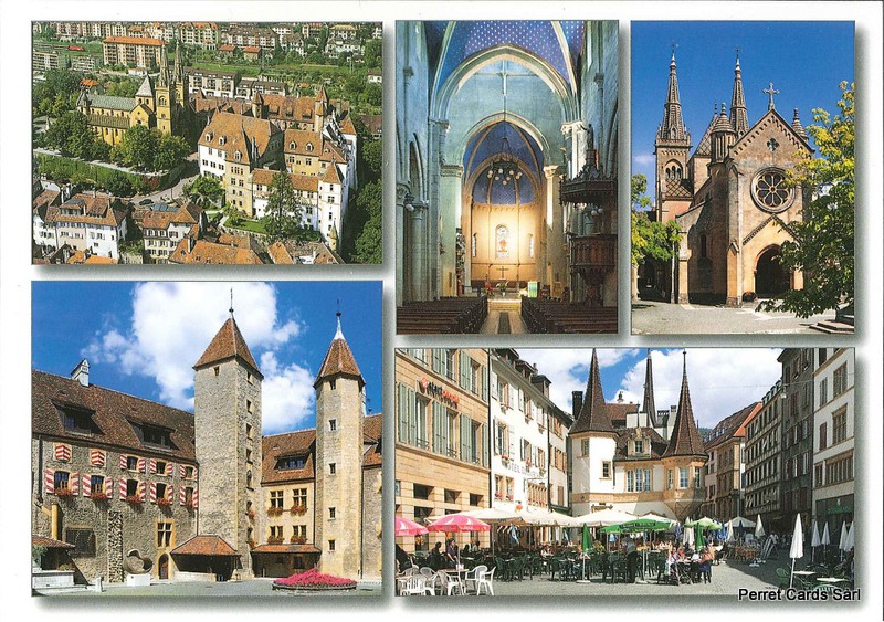 Postcards 25942 Neuchâtel, vieille ville