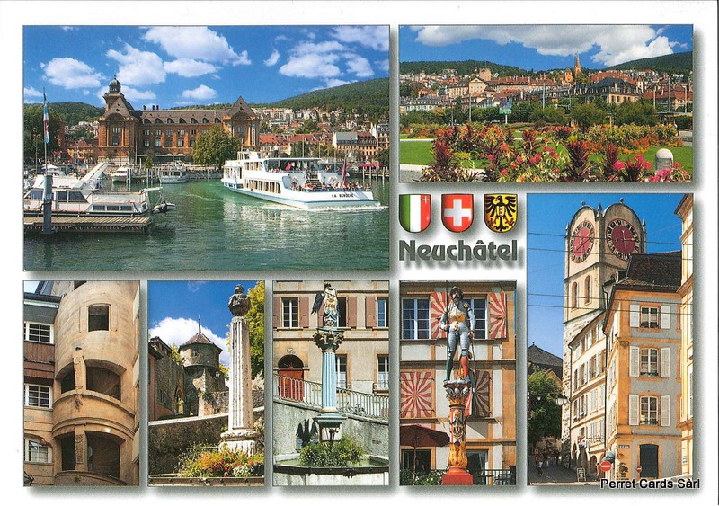Postcards 25943 Neuchâtel, vieille ville