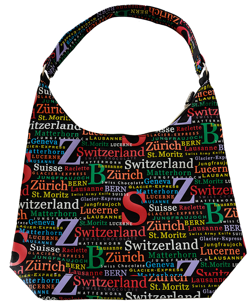 Sac polyester 44cm multicolore