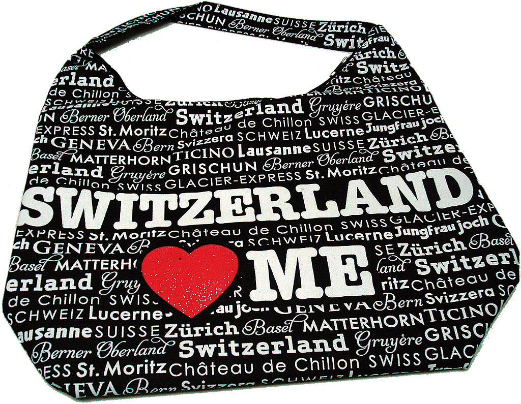 Sac Polyester 44cm Switzerland loves Me