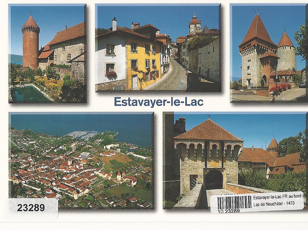 Postcards 23289 Estavayer-le-Lac