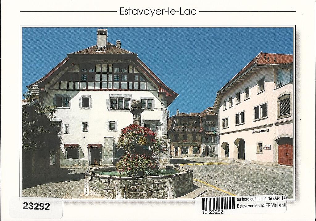 Postcards 23292 Estavayer-le-Lac