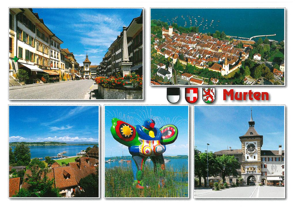 Postcards 24544 Murten