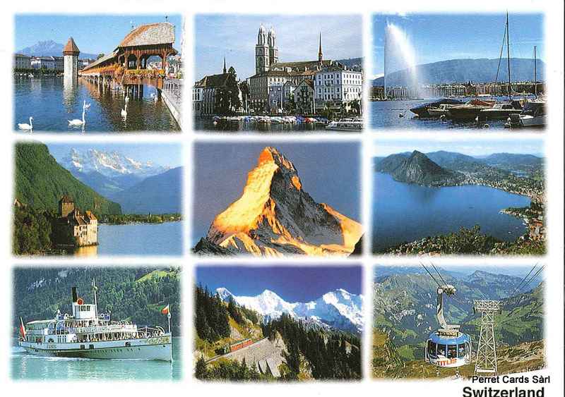 Postcards 23900 Switzerland