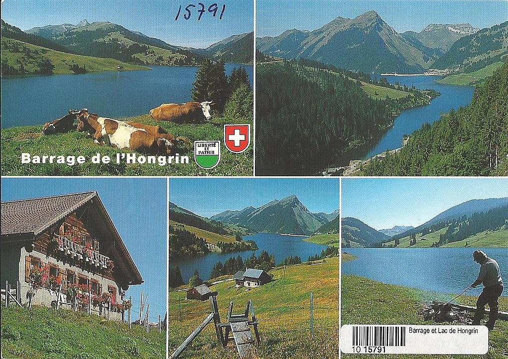 Postcards 15791 Barrage de l'Hongrin