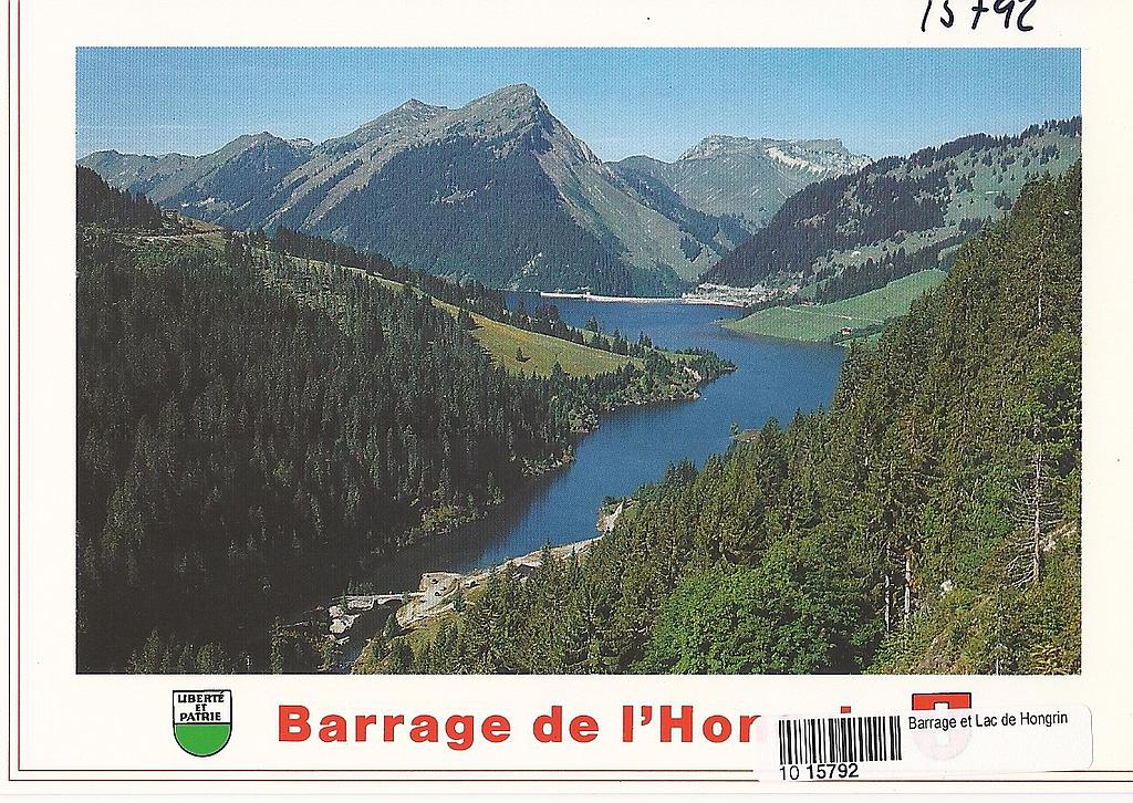 Postcards 15792 Barrage de l'Hongrin
