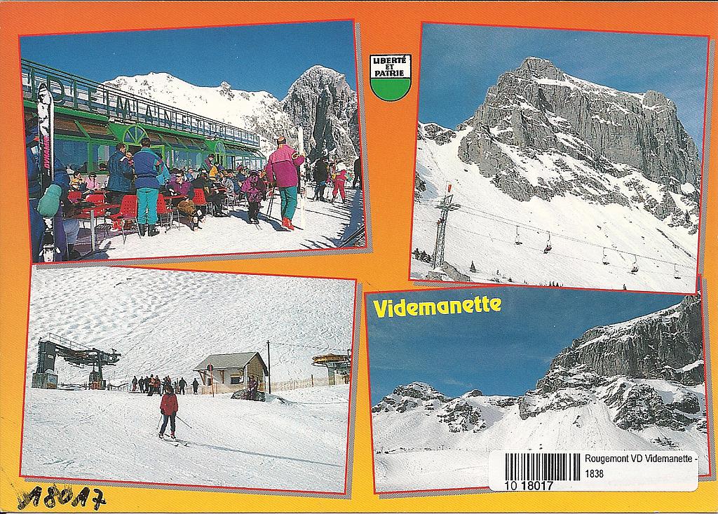 Postcards 18017 w Rougemont-Videmanette