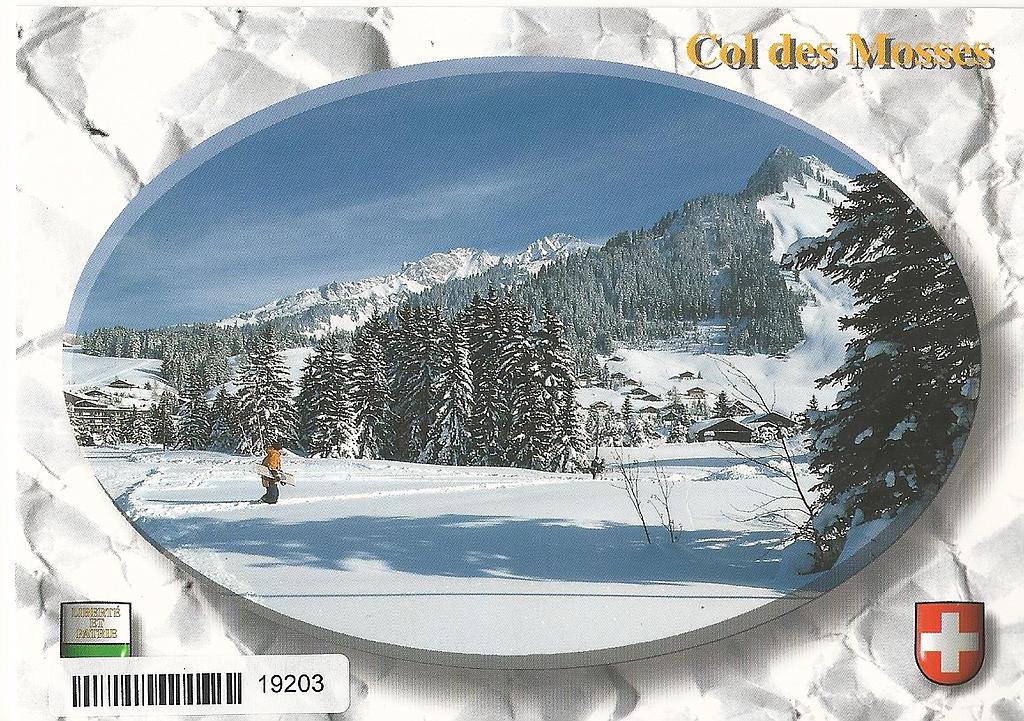 Postcards 19203 w Col des Mosses