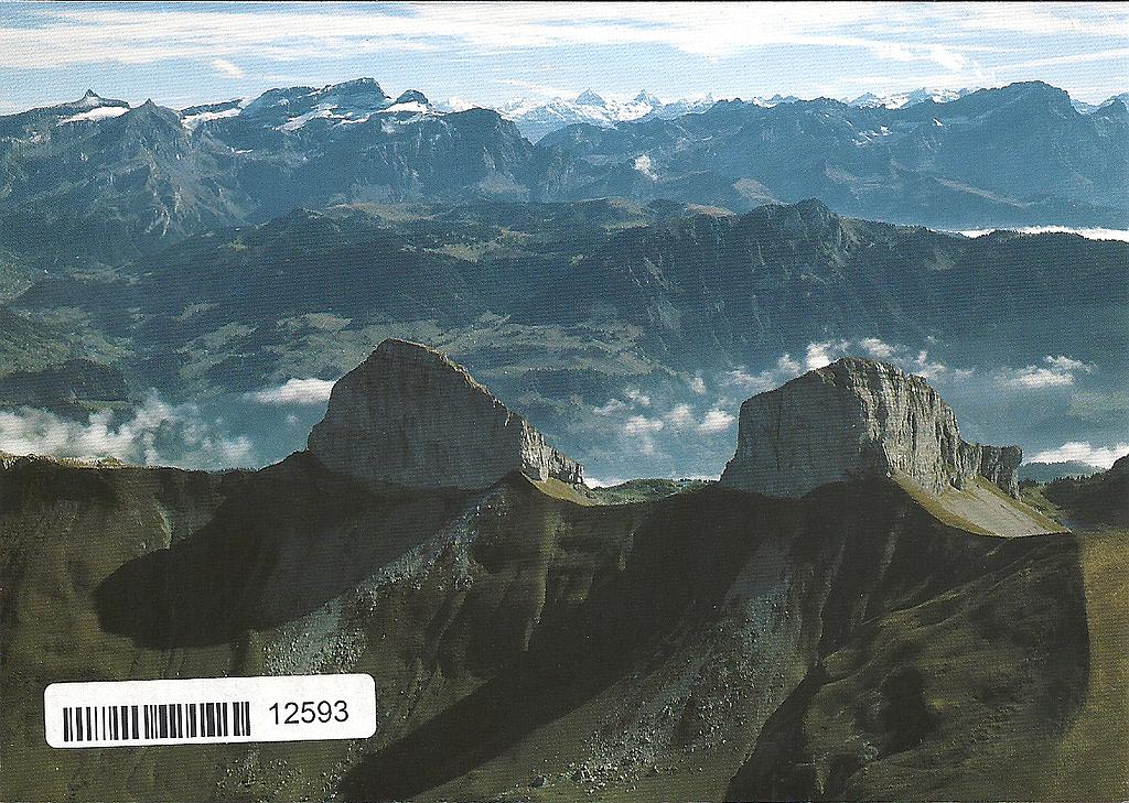 Postcards 12593 Leysin-Tour d'Aï et Mayen