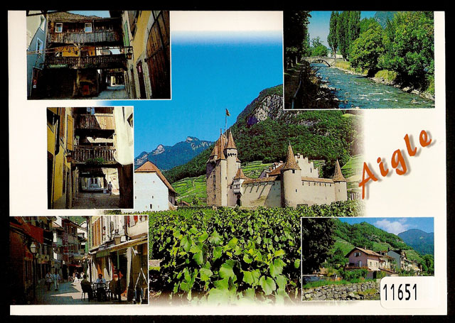 Postcards 11651 Aigle