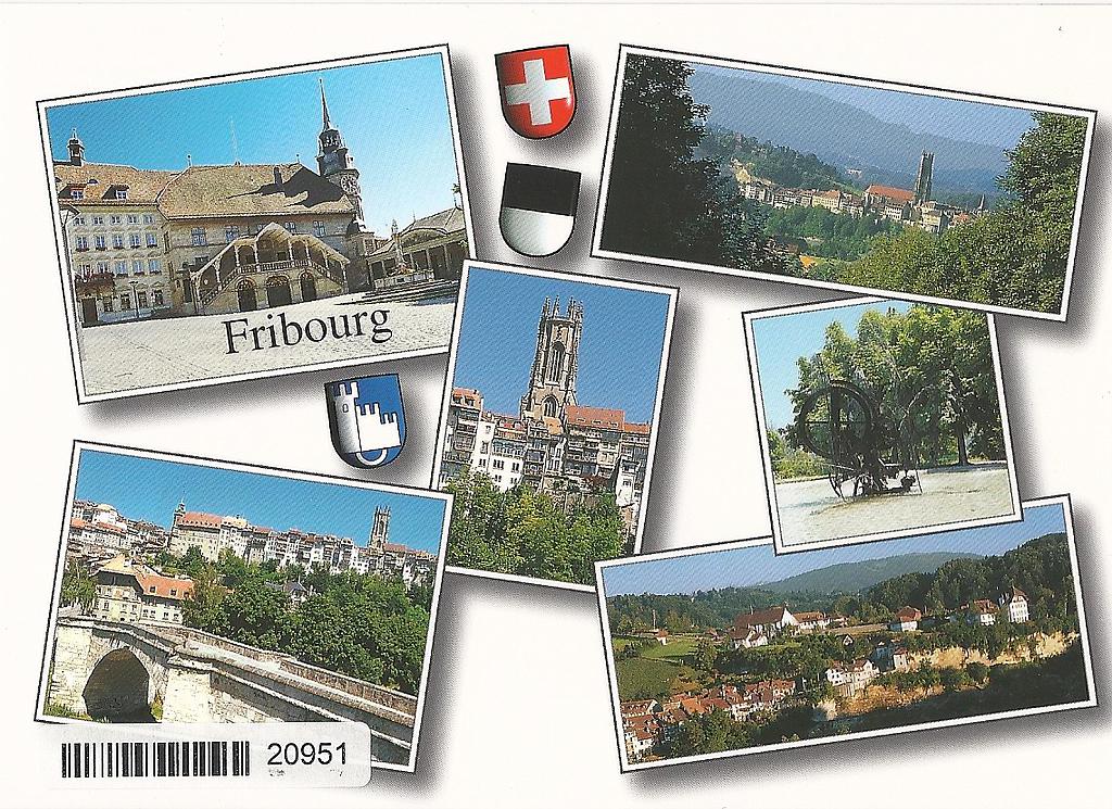 Postcards 20951 Fribourg