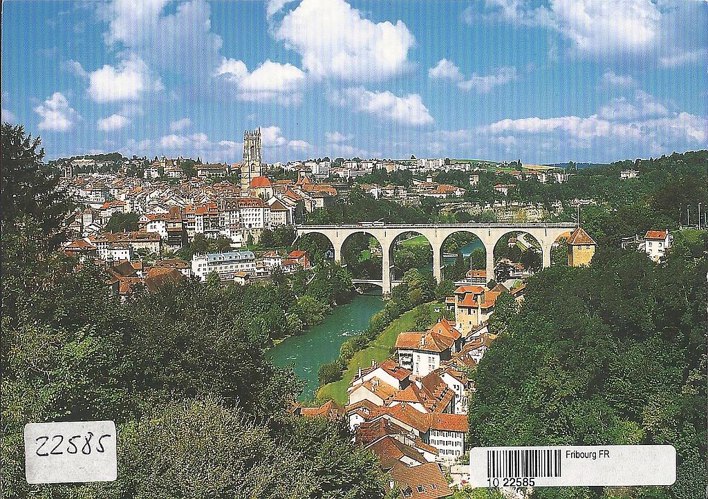 Postcards 22585 Fribourg